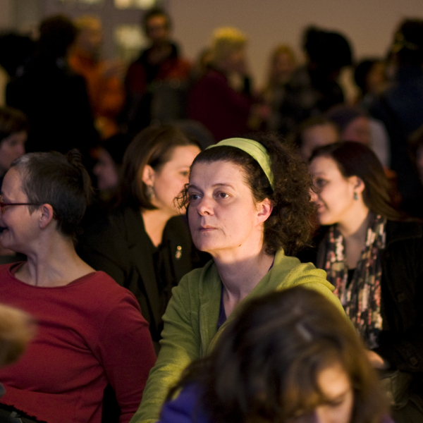 Das Publikum bei der Festtagsrede