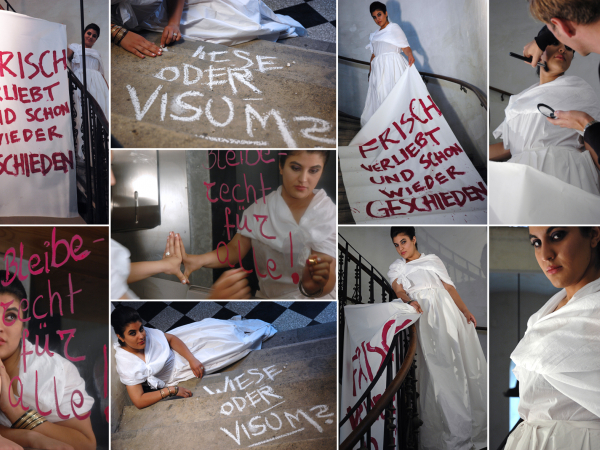 <p>Fotokollektion "Geschiedene Braut"</p>